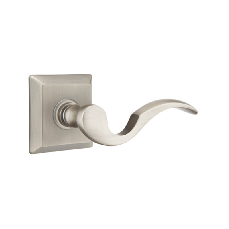 Poignée de porte avec rosette Cortina Passage (Hall & Closet), Droite, Nickel antique