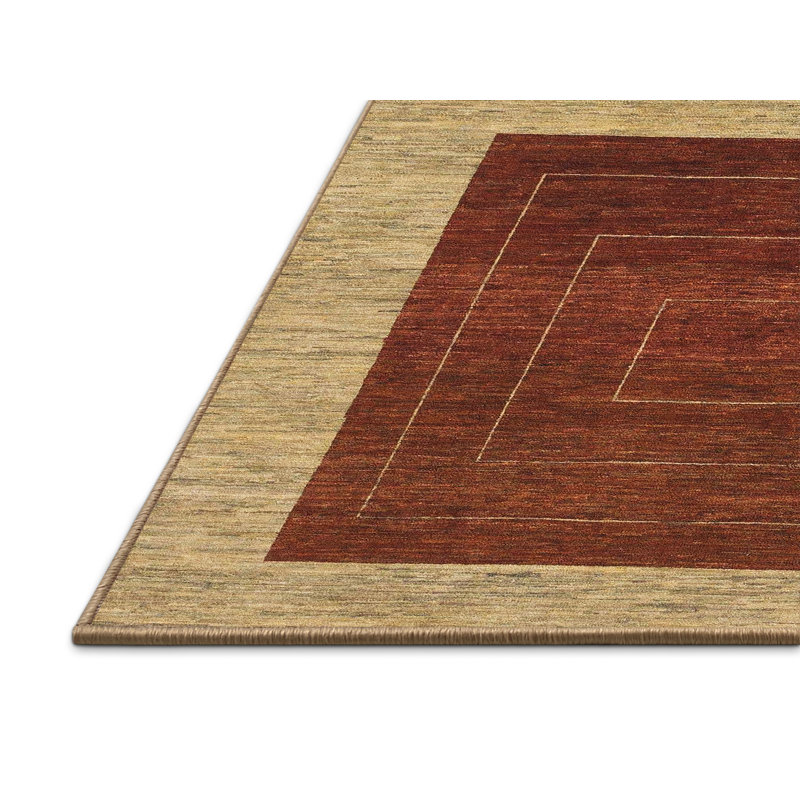 Tapis abstrait moderne 1627, Rectangle 2 pi x 4 pi