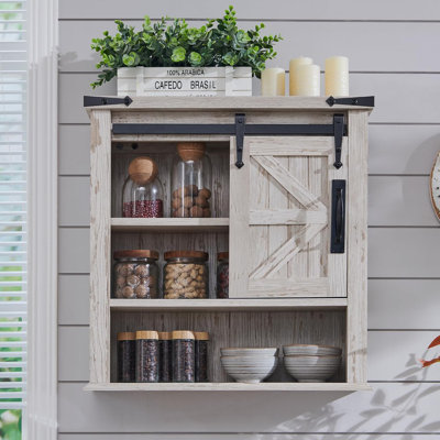 Armoire murale coulissante 23,5 "Farmhouse