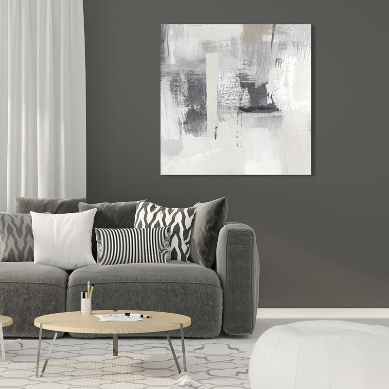 «Early Summer I» par Susan Jill - Peinture, L 18 po x H 18 po, Toile tendue