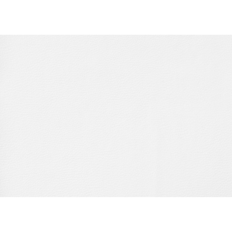 2 tabourets de bar modernes, hauteur de comptoir avec siège blanc et pieds en similicuir de fabrication métallique