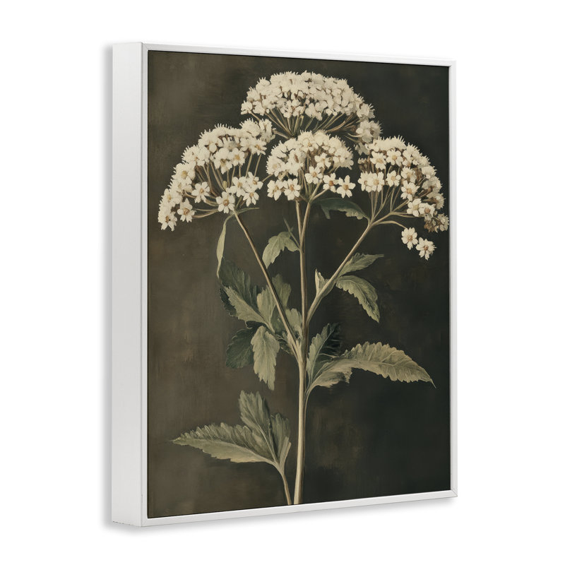 Portrait floral sophistiqué, estampe numérique, design par Petal Prints Design, H 14 po x l 11 po
