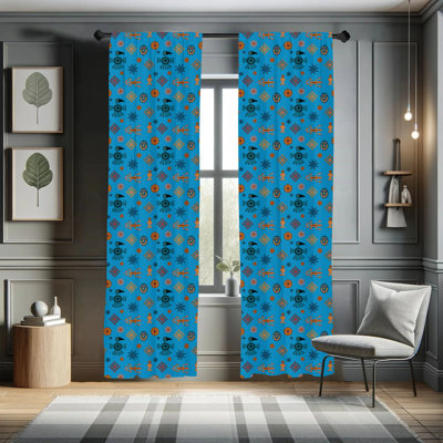 Gecko Semi-Sheer Rod Pocket Sliding Panel