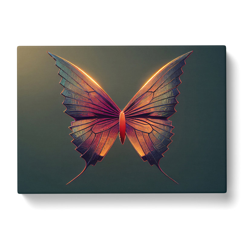 Astonishing Butterfly - Wrapped Canvas Print, 50cm H x 76cm W x 3cm D