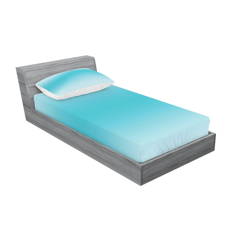 Drap-housse et coussin décoratif Ambesonne, Ensemble de draps pour lit simple + 5 pièces supp