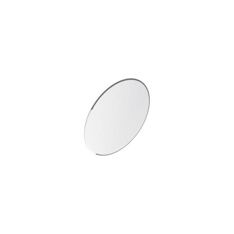 Flat Wall Mirror with Hooks, 18" x 18"