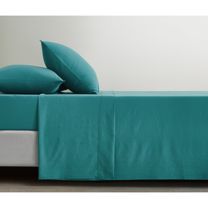Teal Full Size Microfiber Deep Pocket Sheet Set