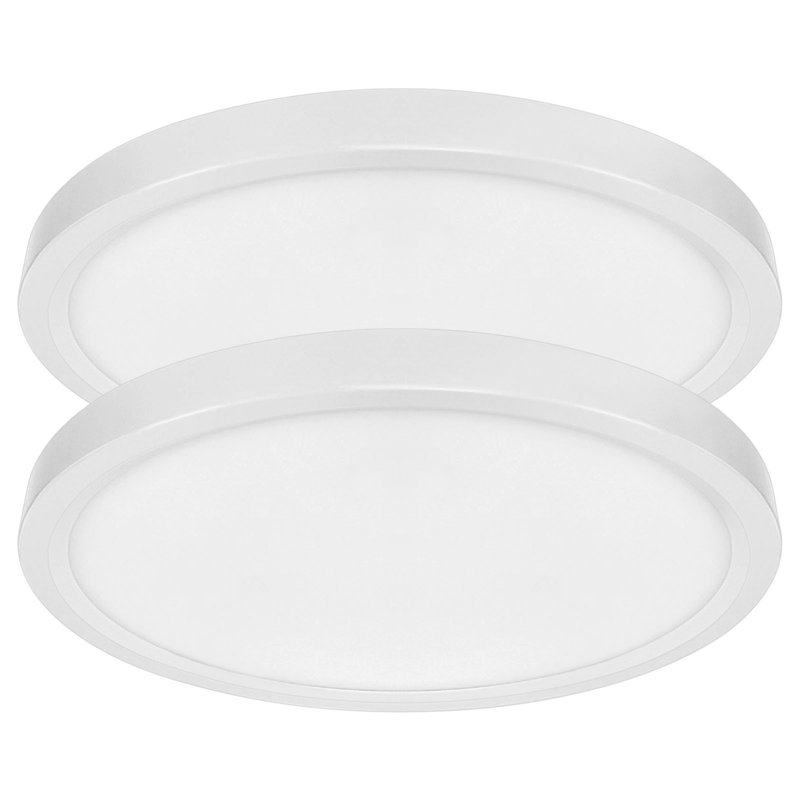 Konata LED Flush Mount, White