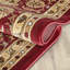 Tapis oriental en polypropylène tissé à la machine rouge Colindale-20238773