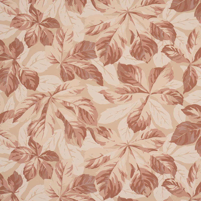 Arboreal Handprint Wallpaper, Orange