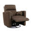Fauteuil inclinable manuel pivotant en microfibre Man Wah-2133484743