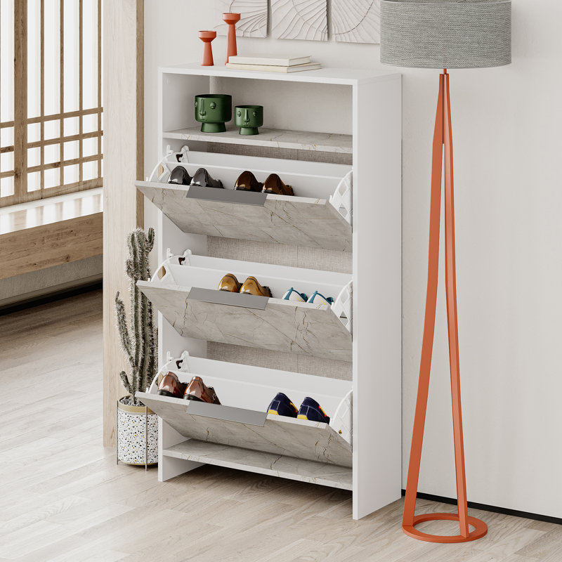 18 Pair Shoe Storage Cabinet