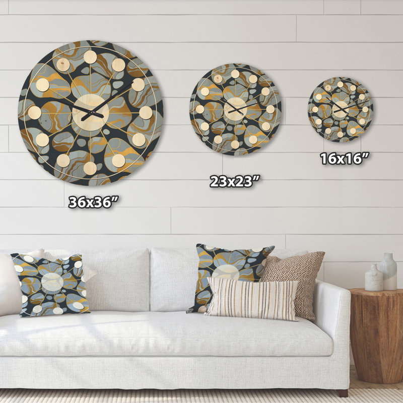 Horloge murale Marble Design IV, Très grand