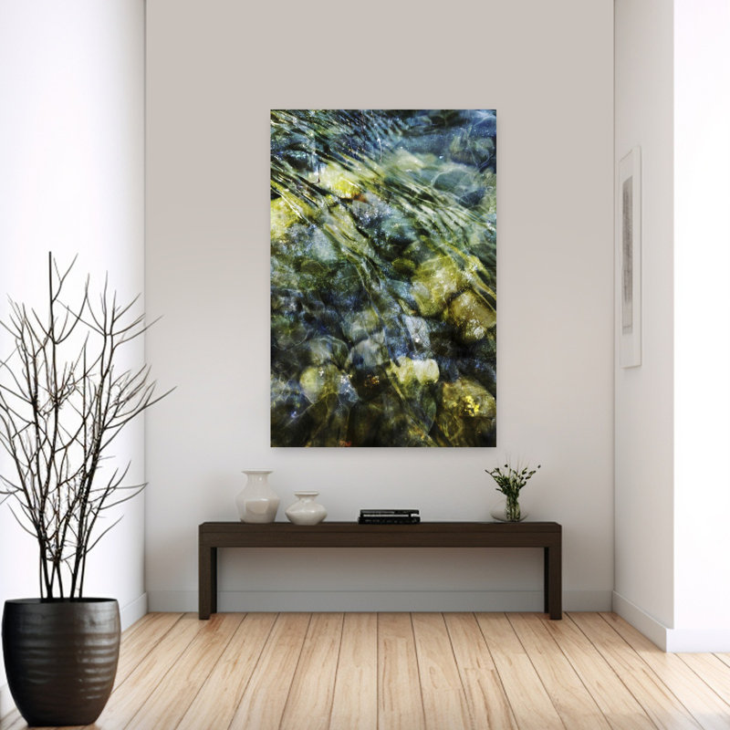 Contemporary Art Dreamy Organic Abstract Architecture Landscape Wall Art by Angelo Cerantola - Wrapped Canvas Print