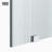 Elan 56-60" W x 74" H Sliding Frameless Shower Door with 3/8" Fluted Glass-98714577