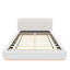 Lit plateforme tapissier à profil bas avec un design moderne et un assemblage facile, parfait pour les chambres contemporaines.-1230340105-1230340111