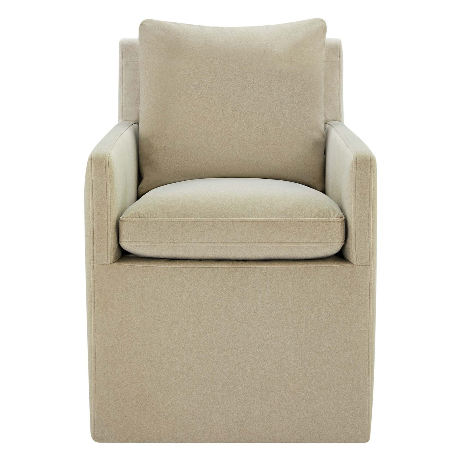 Alayaa Dining Armchair, Vesper Sand Velvet