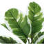 Rubber Tree Artificial Faux Silk Plant, 27 Inch Indoor, Green Leaves