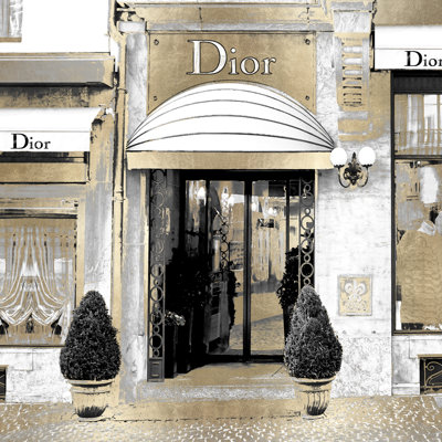 Fashion Boutique III 1 Piece Wrapped Canvas Wall Art