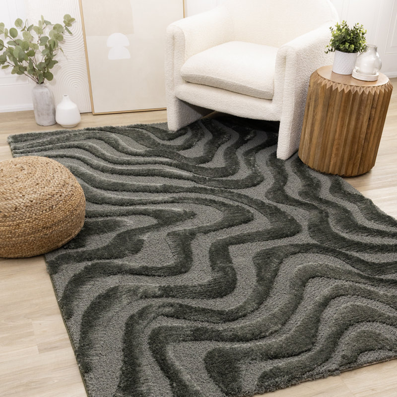 Tapis texturé Gorecke, Rectangle 7 pi 10 po x 11 pi 2 po