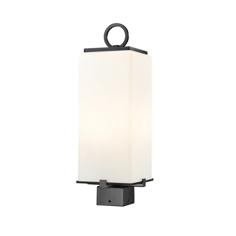 Luminaire d'extérieur à 2 lumières Ahmauri, H 20 po x l 7 po x P 7 po