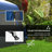 4-Person Pop Up Camping Tent with Quick Setup Automatic Hydraulic System, Windows, Doors and Carry Bag, Blue
