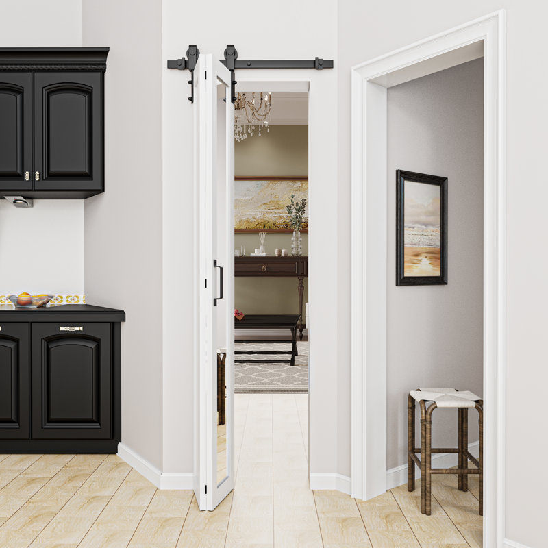 Porte de grange simple pliante 84 po, 25 po x 84 po