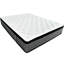 Grand matelas 14 po, ressorts ensachés et mousse de gel, plateau-coussin pour un sommeil confortable, tissu grand de 14 po, mousse et ressorts, acariens Peaceful Night