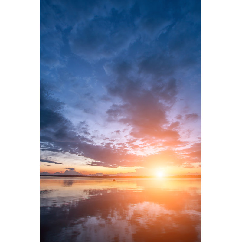 Sunrise - Wrapped Canvas Print, 122cm H x 81cm W x 3.8cm D