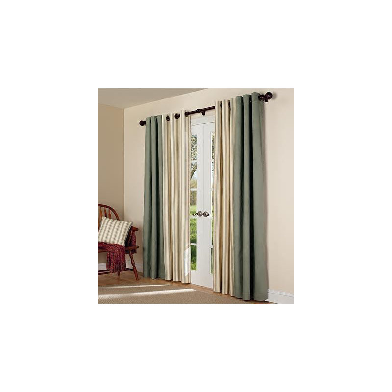 Thermalogic Room Darkening Sliding Panel, Sage, 80" W x 84" L