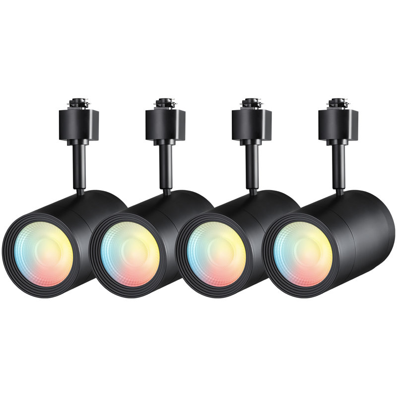 Têtes d'éclairage 17.5W 5Cct, Noir mat