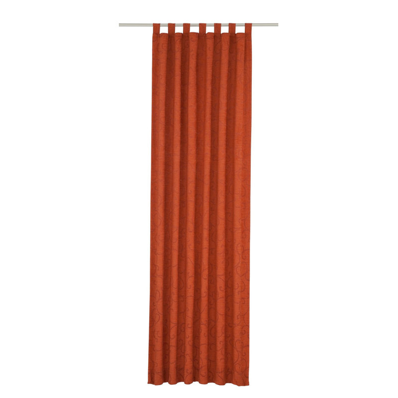 Siglerville Blackout Tab Top Curtain Panel, Terra, 132 W x 225 D cm