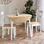 Hayasdan Extendable Solid Wood Dining Table-1480045007