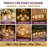 Iridescent Hobnail Glass Candle Holders, 6 Pack