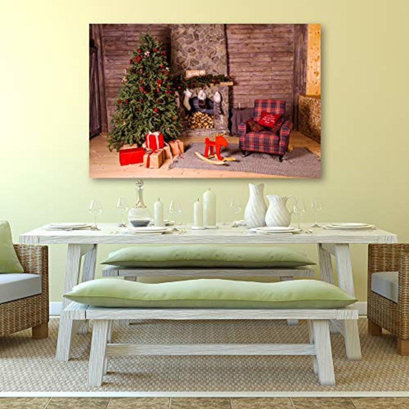 Christmas Holiday Celebration " Christmas Tree X18 ", 32" H x 48" W