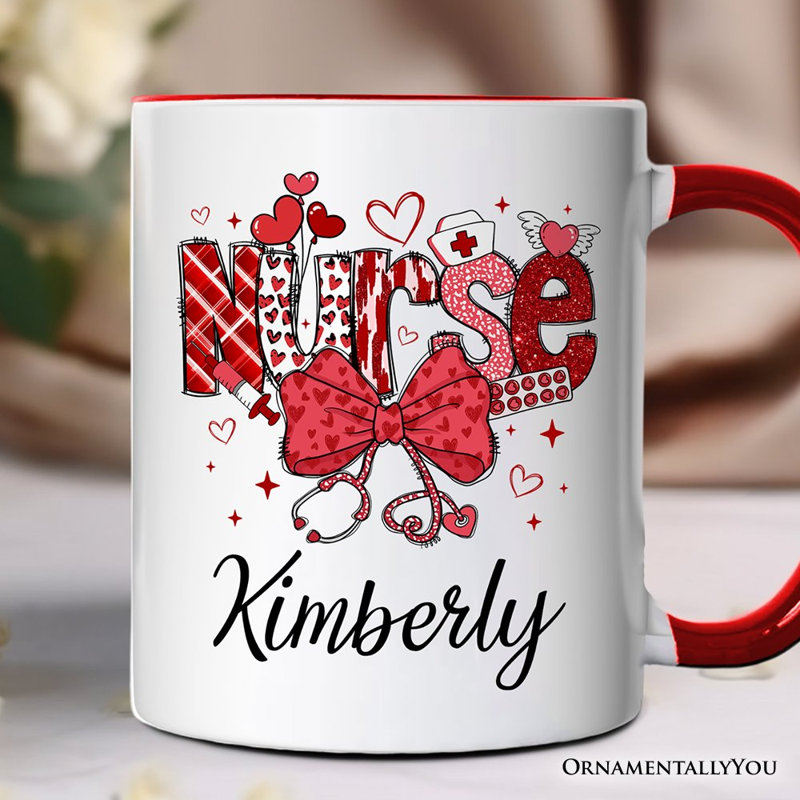 Tasse à motif coquette Valentine
