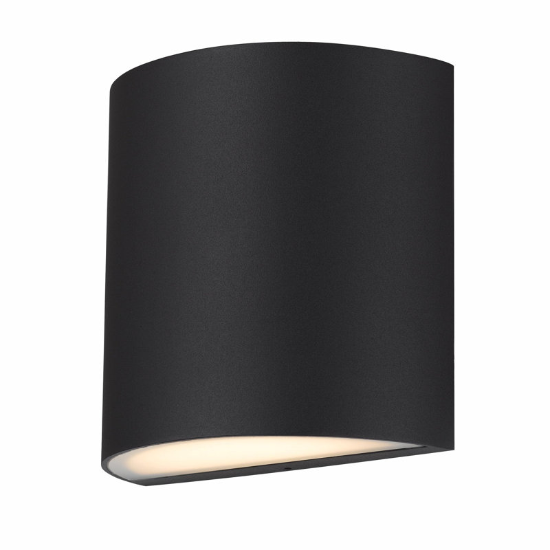 Sand Black LED Wall Sconce, Black