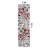 Rooshi Floral Gray/Red Area Rug-389132784