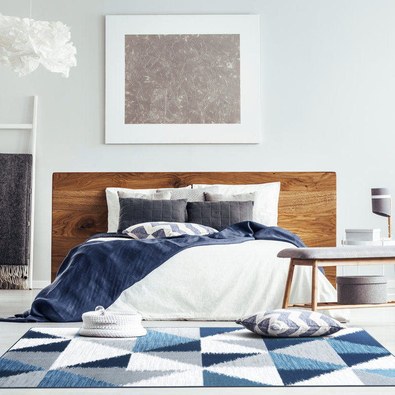 First Take Stellium Lapis Area Rug, Rectangle 5'4" x 7'8"