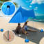 Tente de plage pour 2 personnes avec abri de parasol pour abri d’ancrage au sable