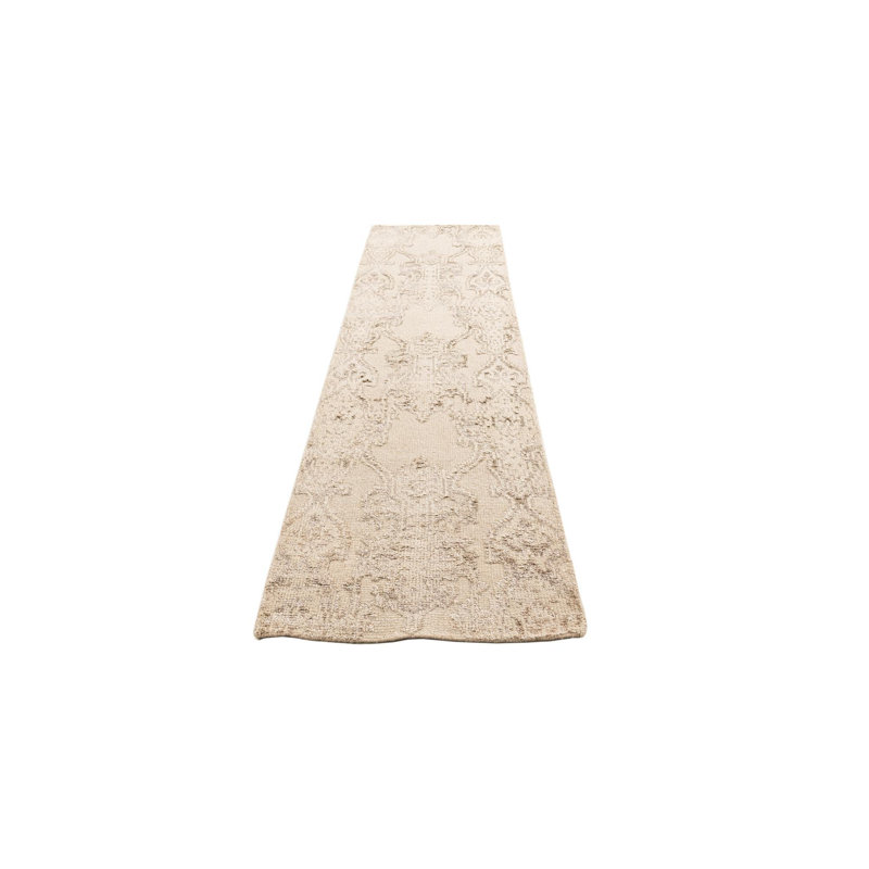 Tapis de couloir beige clair Osborne