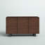 Buffet en bois d'acajou de 55 po de largeur Jaydy
