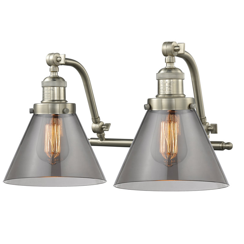 Bonomo 2 - Light Dimmable Vanity Light, Brushed Satin Nickel