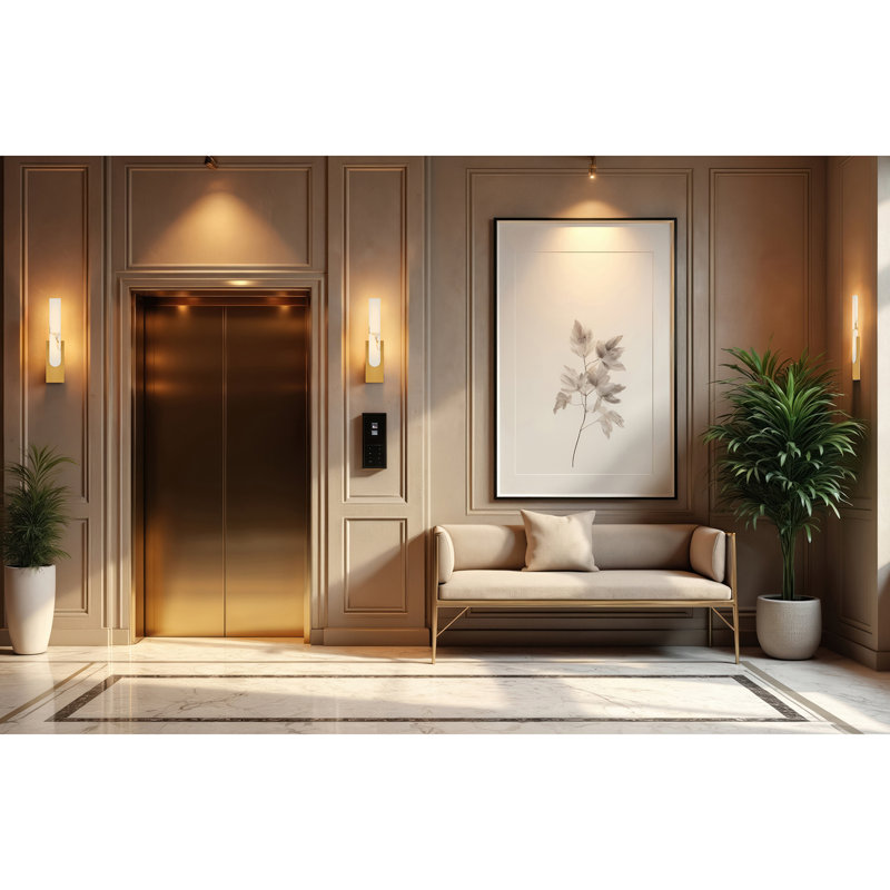 Victoria 5CCT LED Wall Sconce - Antique Brushed Brass Finish, Antique Brushed Brass
