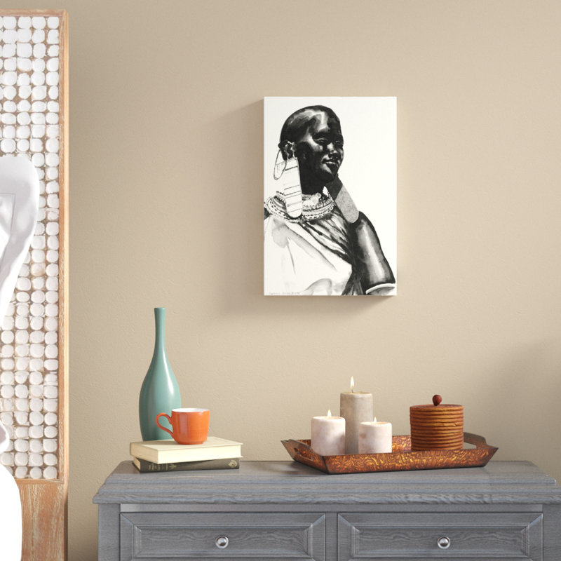 Asha- Life by Daphane L. Johnson - Painting Print, Wrapped Canvas, 46cm H x 30cm W