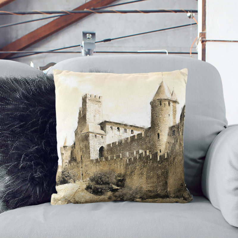Square Cushion, 55cm H x 55cm W x 20cm D