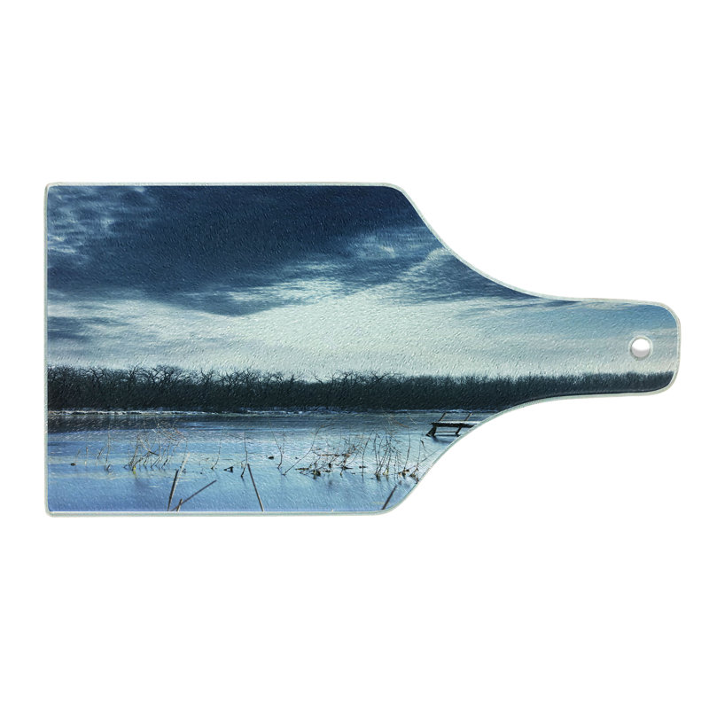 Planche à découper en verre trempé Ambesonne