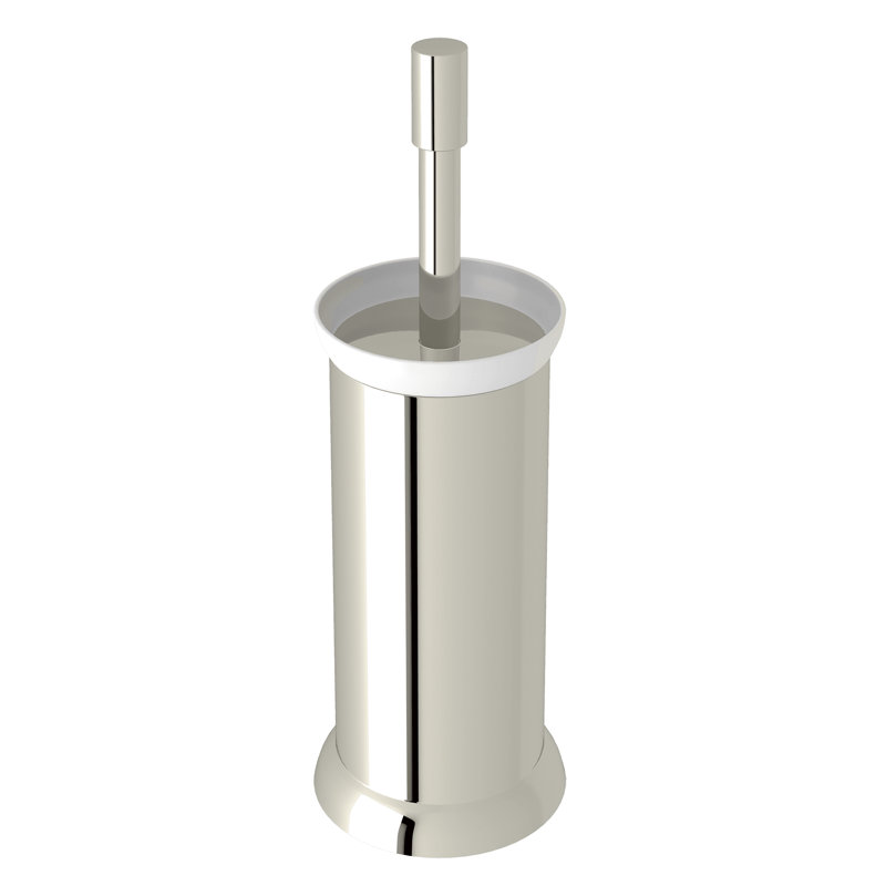 Holborn™ Floor Standing Toilet Brush Holder, Polished Nickel