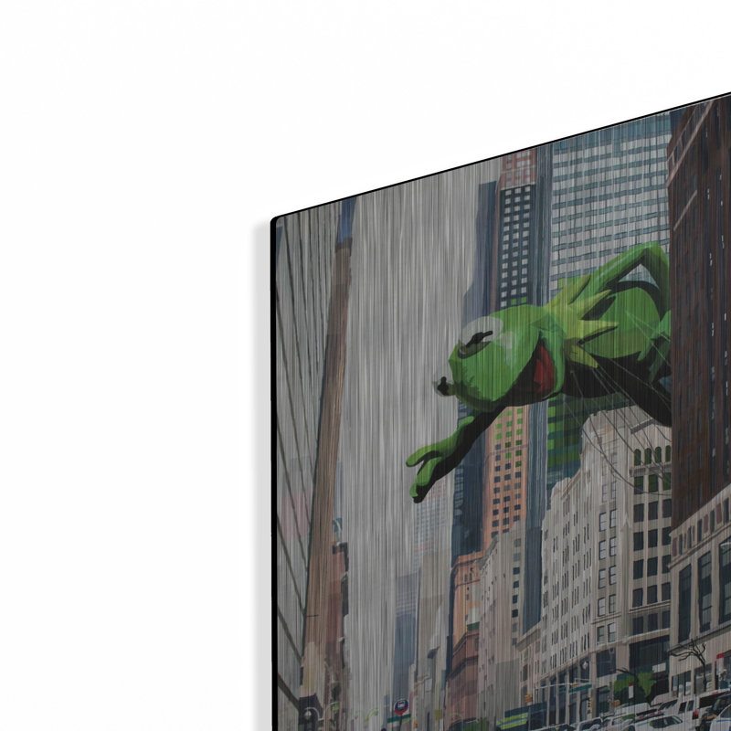  «Greenery» par Keith Thomson, art mural en métal, 12 po x 16 po