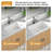 Mocoloo 27"L x 19"W Undermount/Drop-in Ceramic Kitchen Sink Fireclay Single Bowl Kitchen Sink with Basket Strainer